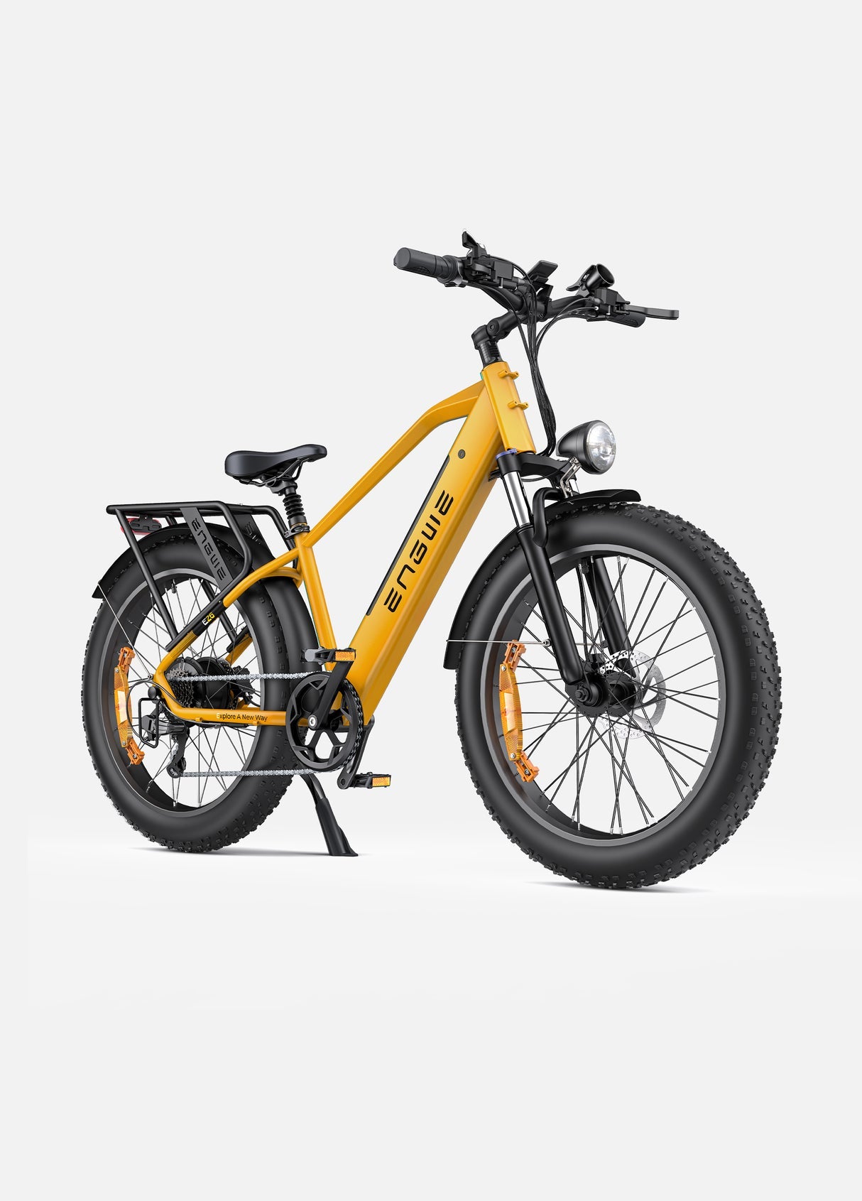 ENGWE E26 Fat Tire Electric Bike – 250W Motor | 25 km/h (15.5 mph) Top Speed | Up to 140 km Range