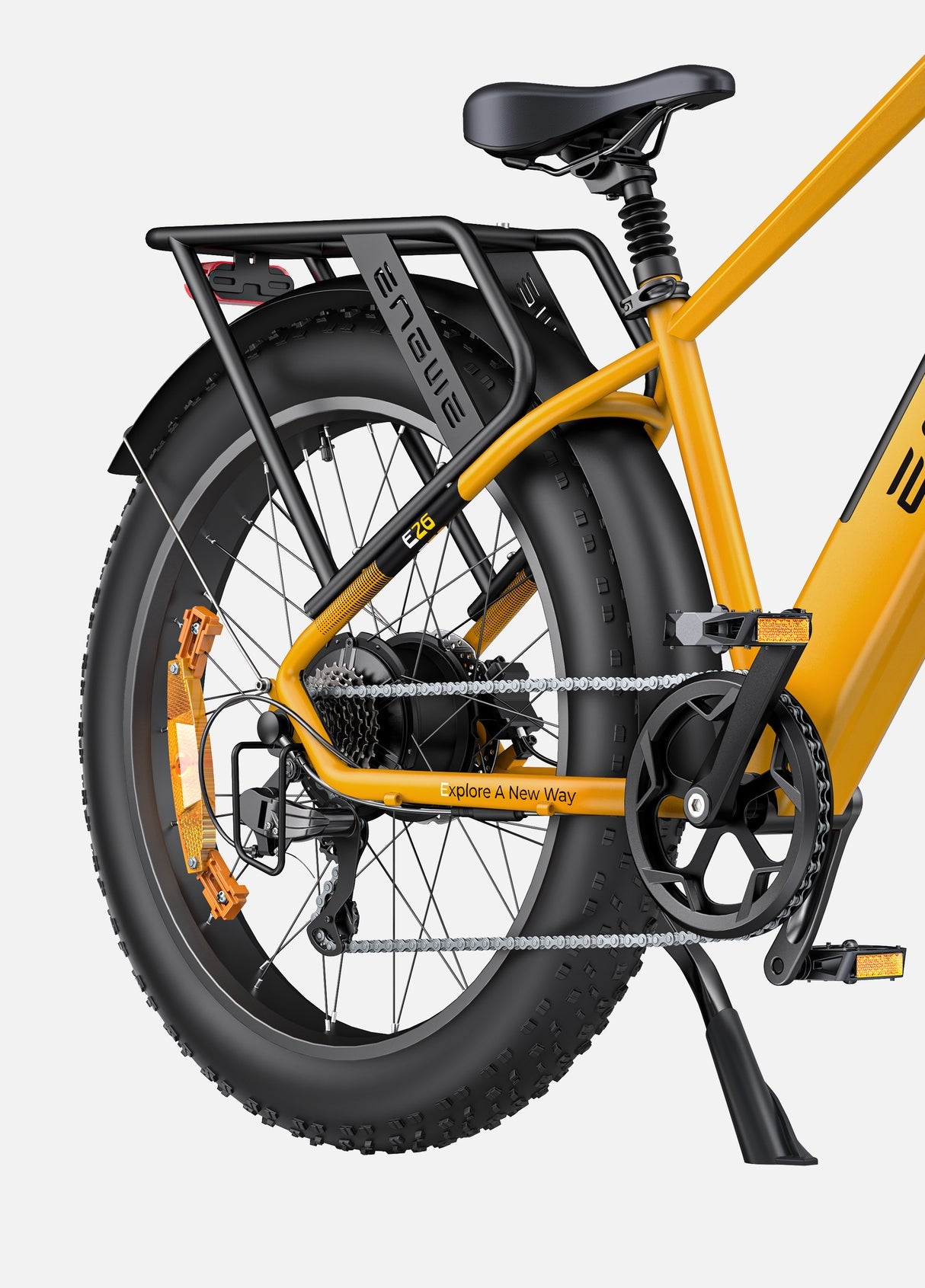 ENGWE E26 Fat Tire Electric Bike – 250W Motor | 25 km/h (15.5 mph) Top Speed | Up to 140 km Range