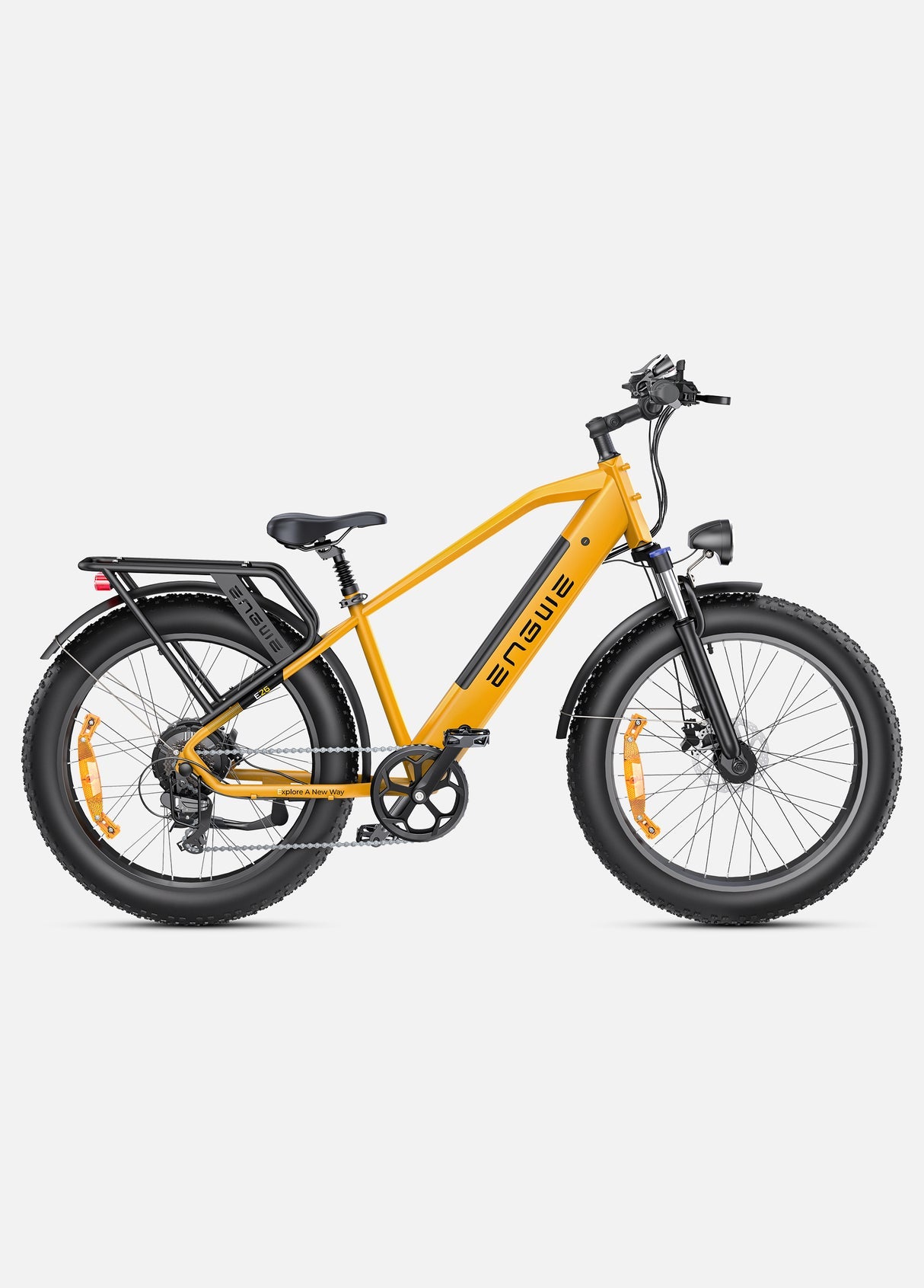 ENGWE E26 Fat Tire Electric Bike – 250W Motor | 25 km/h (15.5 mph) Top Speed | Up to 140 km Range