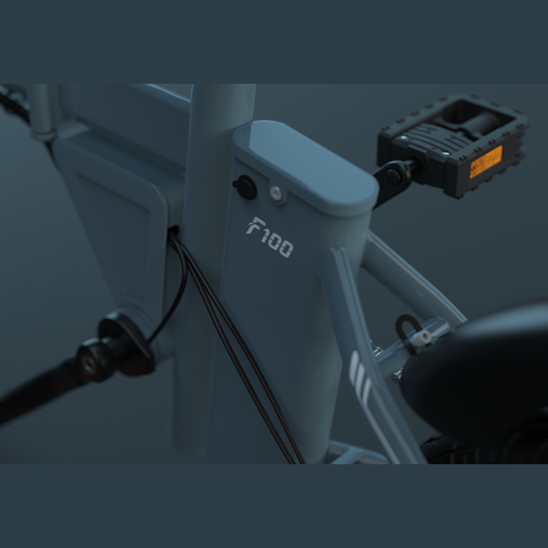 lightweight folding e-bike 55 km range