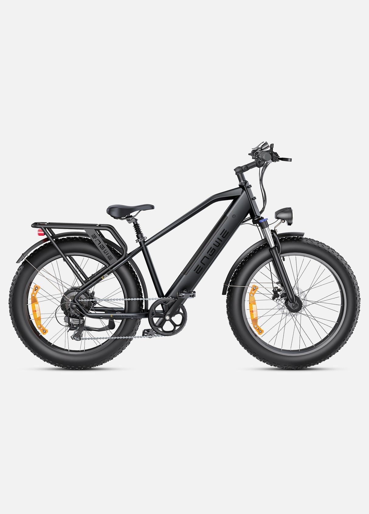 ENGWE E26 Fat Tire Electric Bike – 250W Motor | 25 km/h (15.5 mph) Top Speed | Up to 140 km Range