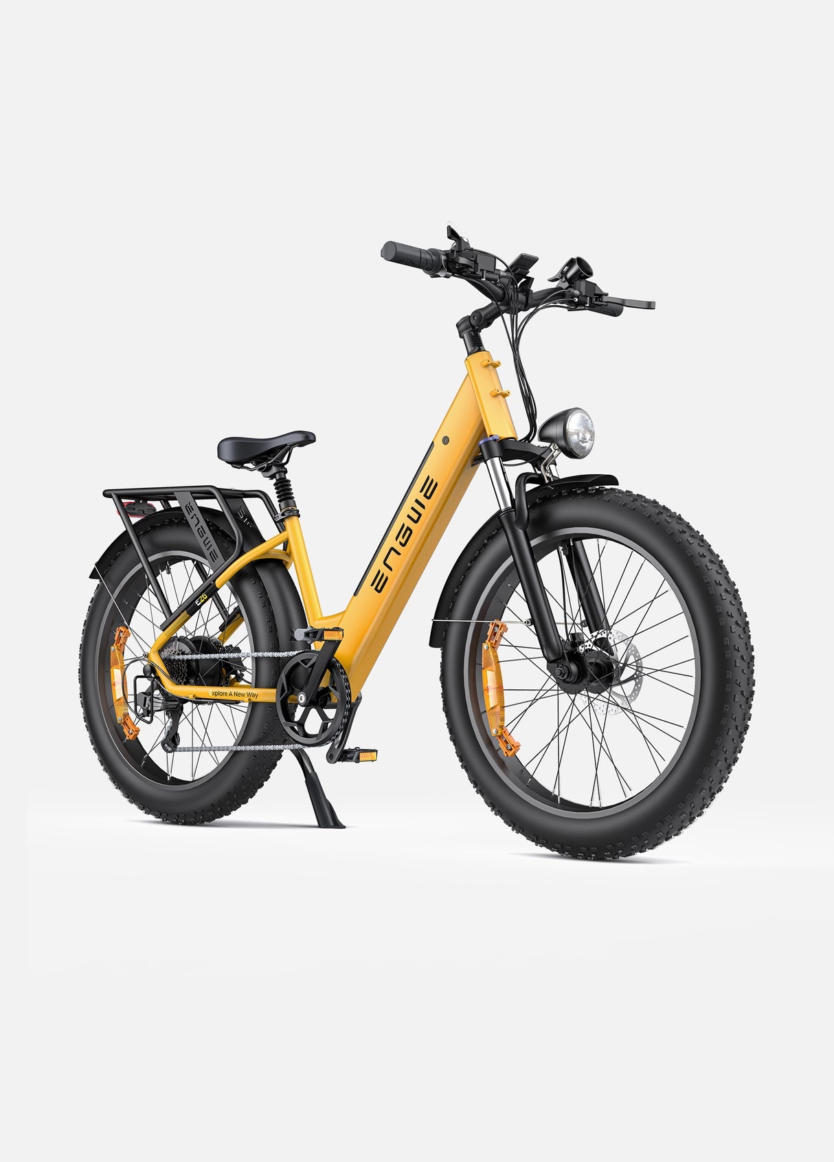 ENGWE E26 Fat Tire Electric Bike – 250W Motor | 25 km/h (15.5 mph) Top Speed | Up to 140 km Range