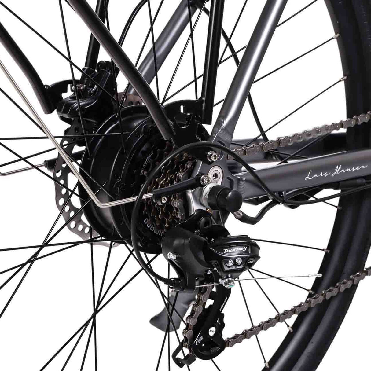 step-through electric bike with Samsung battery