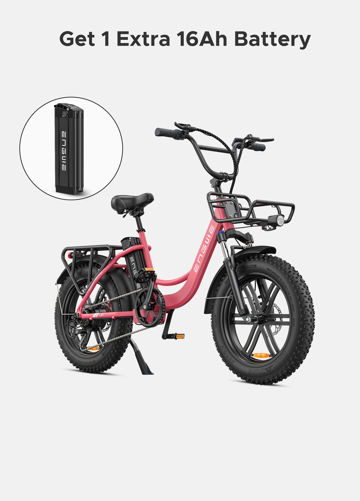 ENGWE L20 Step-Thru Electric Bike – 250W Motor, 13Ah Battery, 140km Range, 25km/h Speed