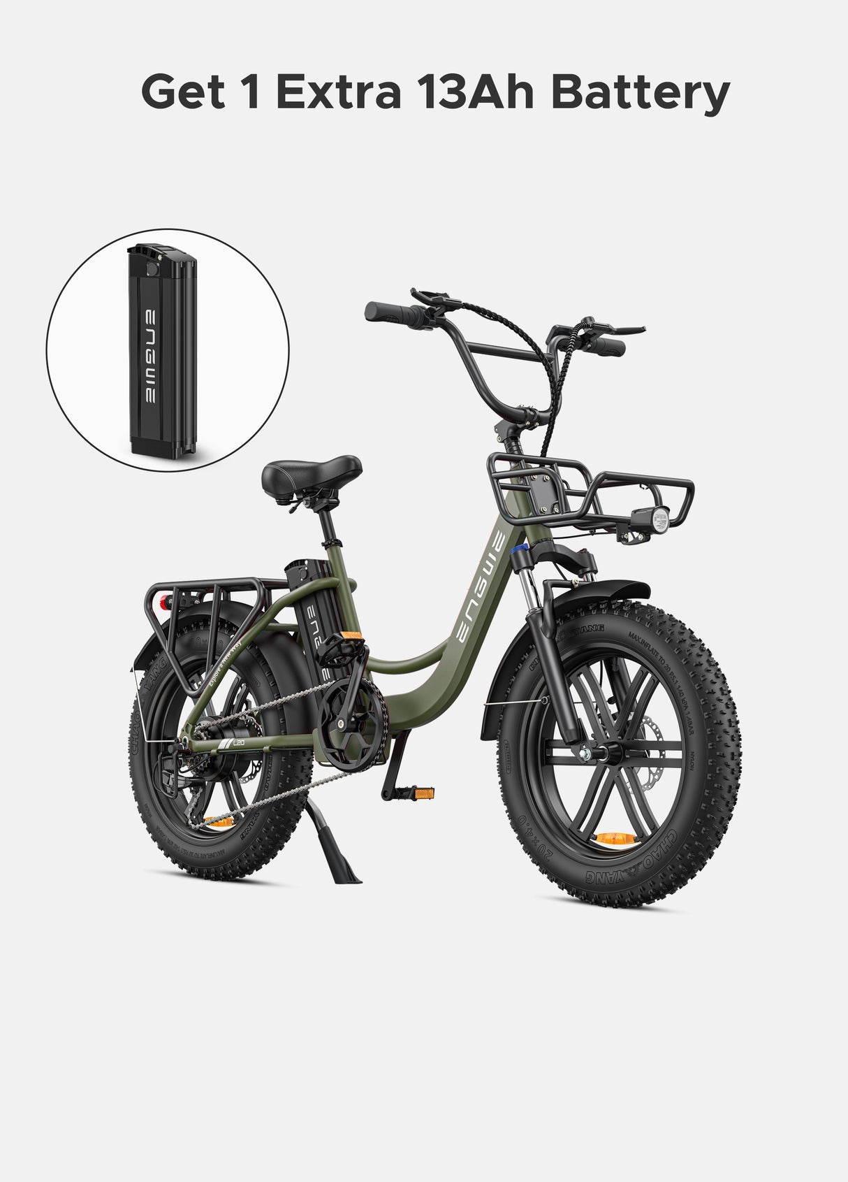 ENGWE L20 Step-Thru Electric Bike – 250W Motor, 13Ah Battery, 140km Range, 25km/h Speed