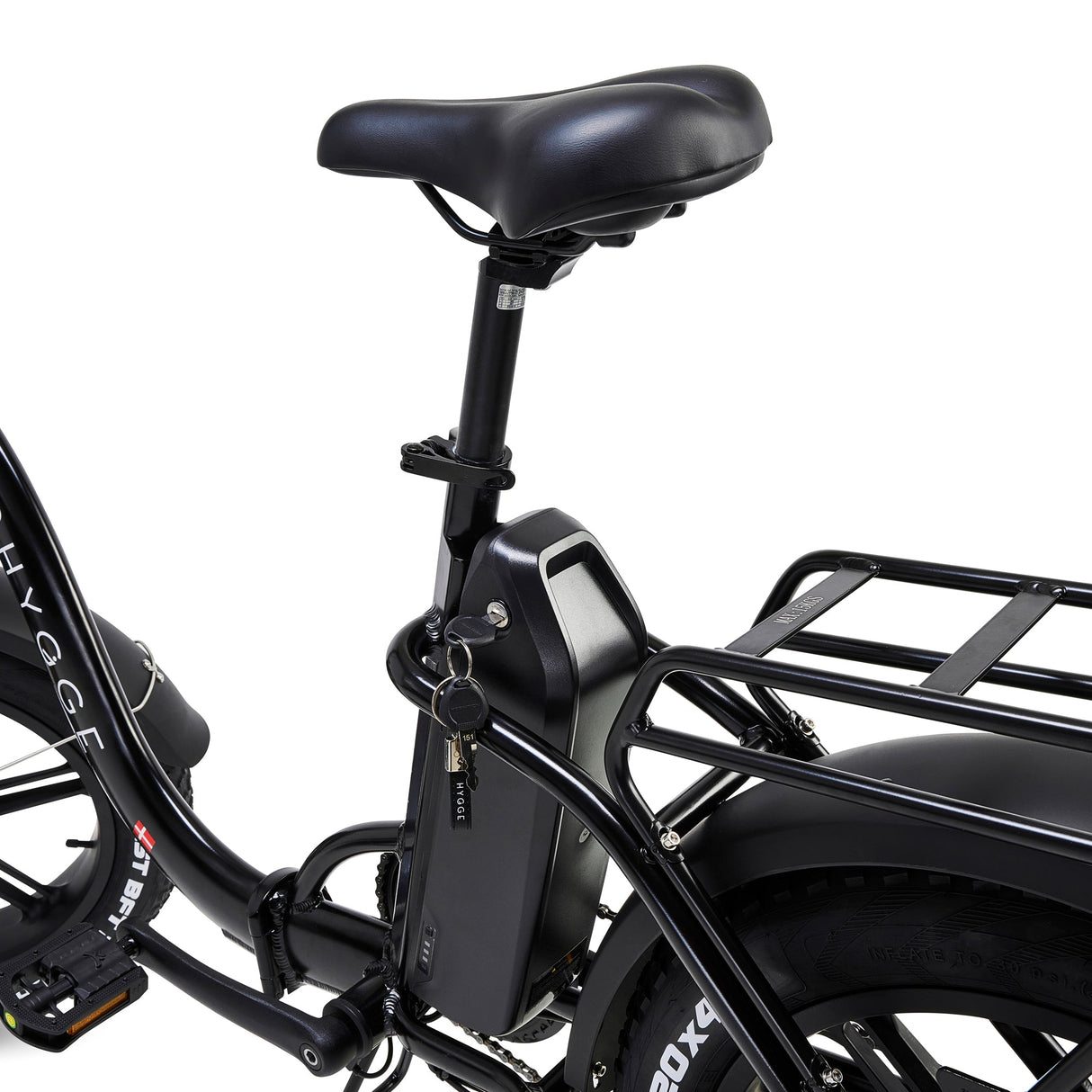 Hygge Vester Step Folding Electric Bike 2025- 25 km/hr | up to 80km Range | 250W Power | 14 Ah