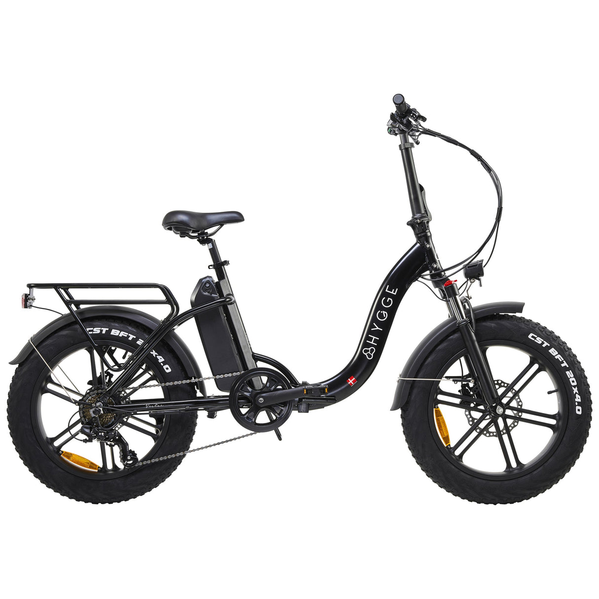 Hygge Vester Step Folding Electric Bike 2025- 25 km/hr | up to 80km Range | 250W Power | 14 Ah