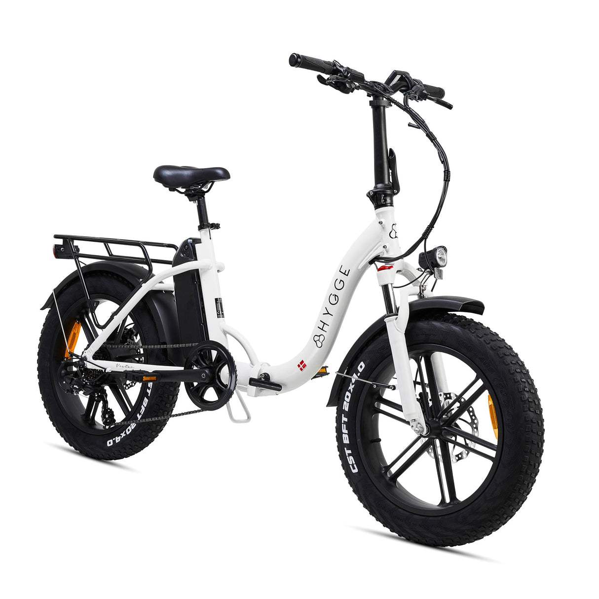 Hygge Vester Step Folding Electric Bike 2025- 25 km/hr | up to 80km Range | 250W Power | 14 Ah