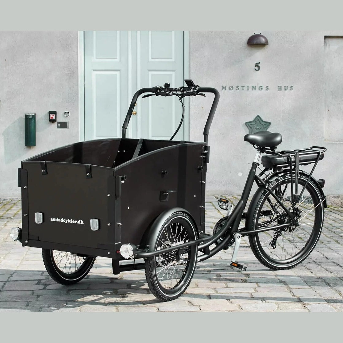 AMCargoBikes Ultimate Curve Cargo Electric Tricycle - Sable and Grace LTD.