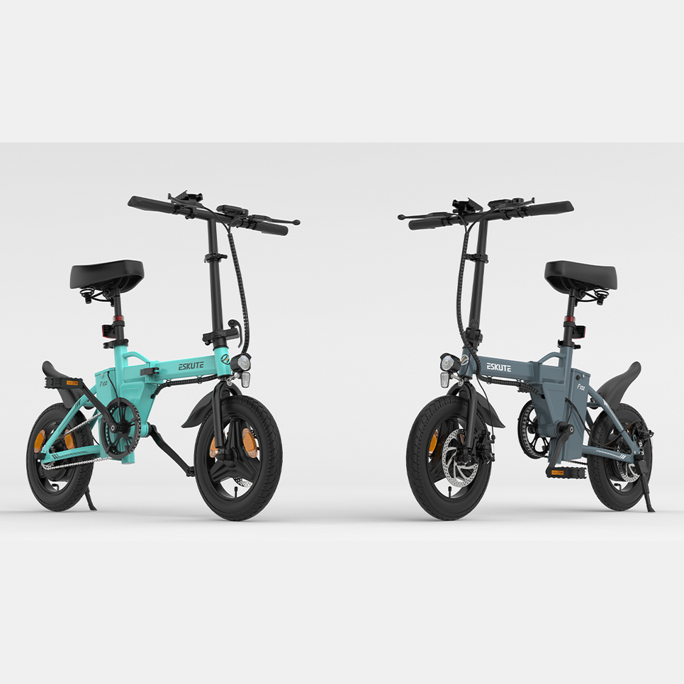 lightweight folding e-bike 55 km range
