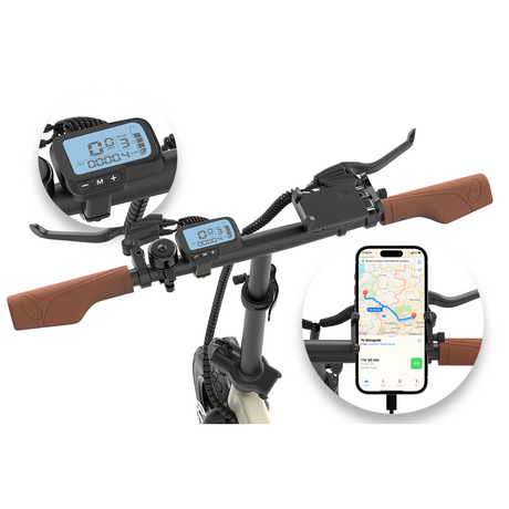 F200 Mini Folding Electric Bike - Sable and Grace LTD.