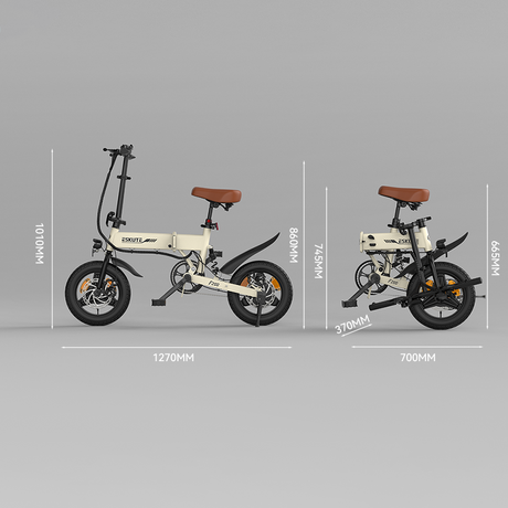 F200 Mini Folding Electric Bike - Sable and Grace LTD.