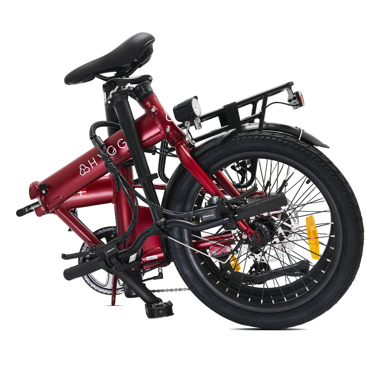 Hygge Virum Lightweight Folding Electric Bike 2025 - 25 km/hr | up to 60 km Range | 250W Power | 10Ah