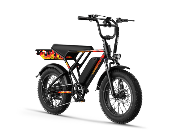 Jasion   RetroVolt   Ebike Top Speed 45 km/hr | 80 km Range | 500W Power | 12.5 Ah