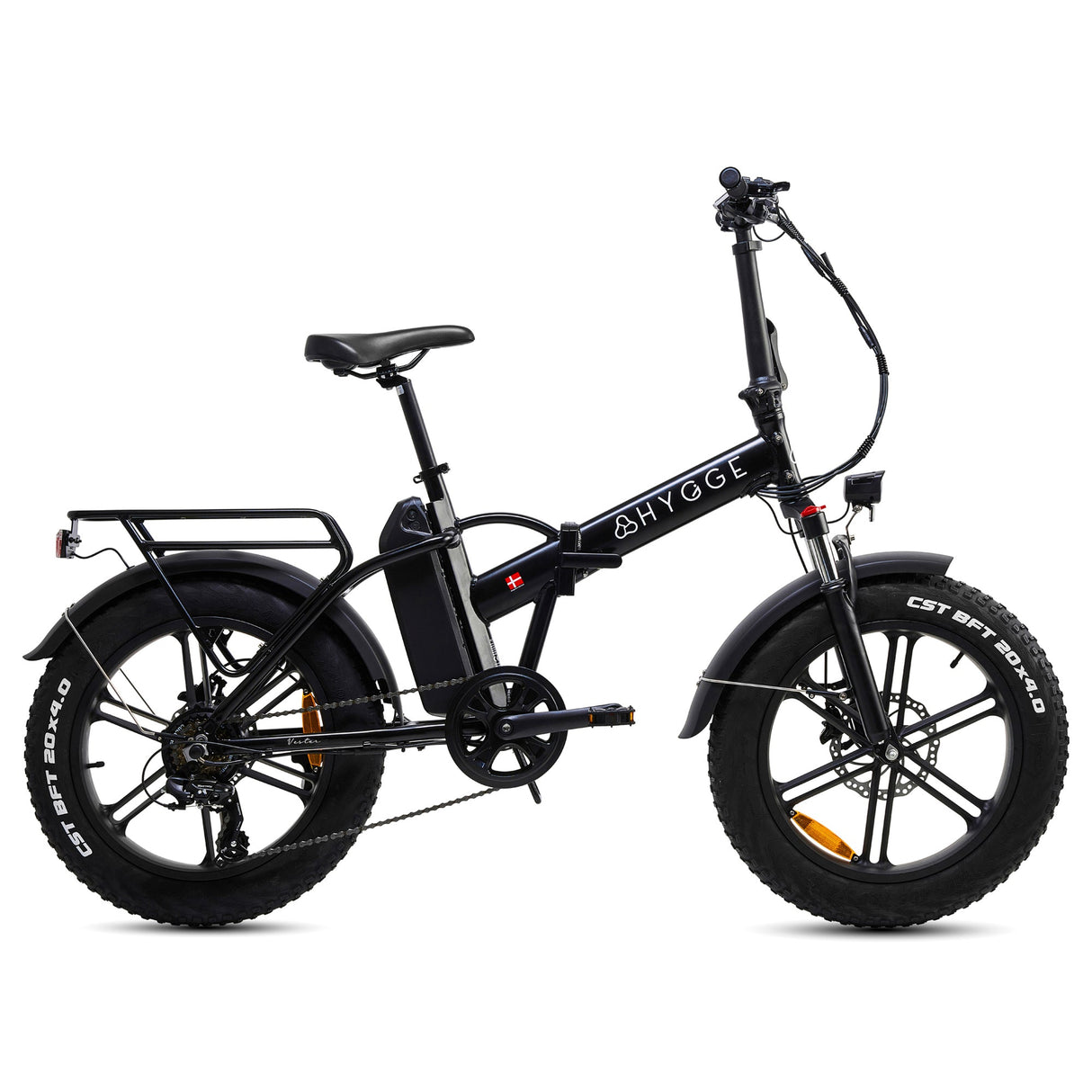 Hygge Vester Folding Electric Bike – 250W Motor | 25 km/h (15.5 mph) Top Speed | Up to 80 km Range