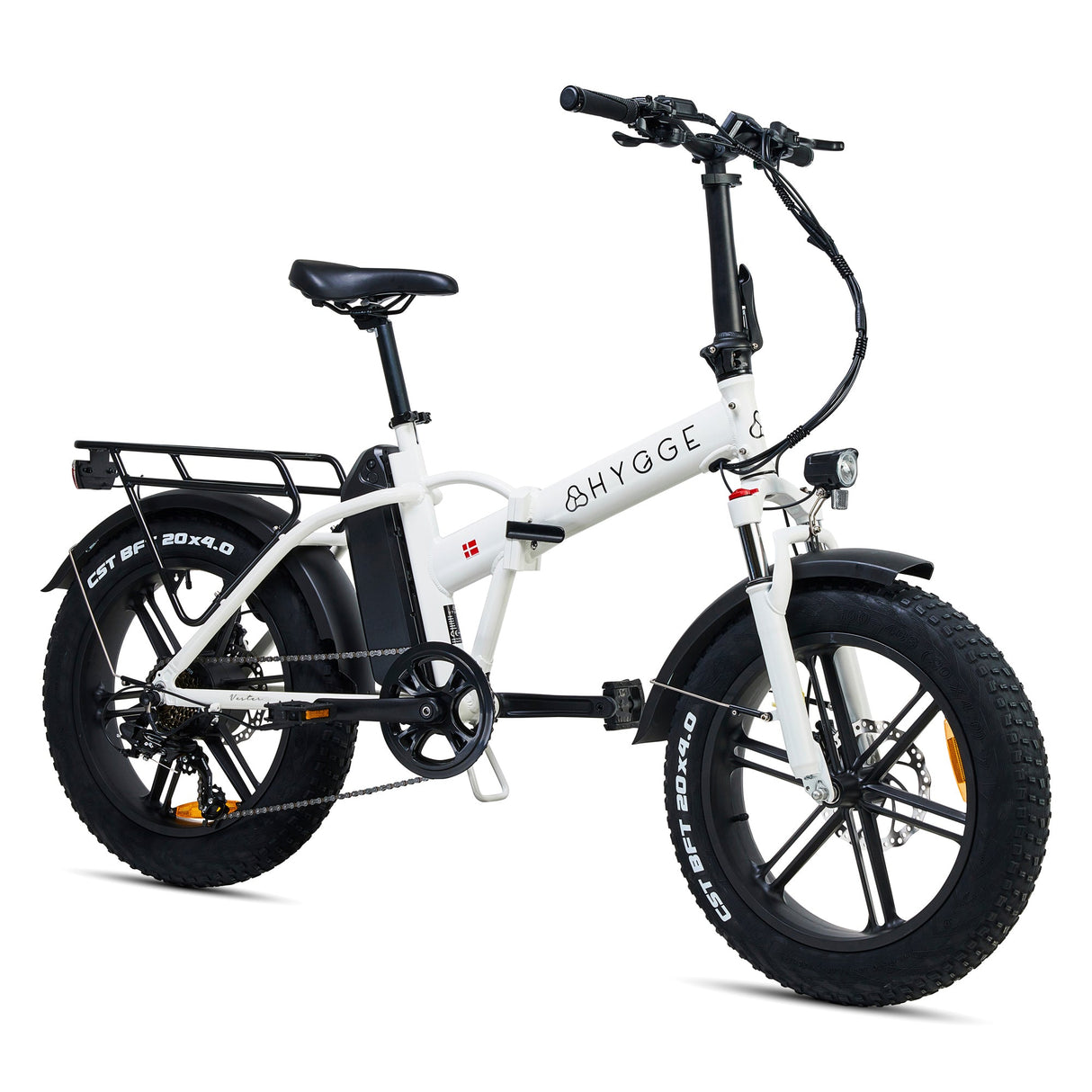 Hygge Vester Folding Electric Bike – 250W Motor | 25 km/h (15.5 mph) Top Speed | Up to 80 km Range
