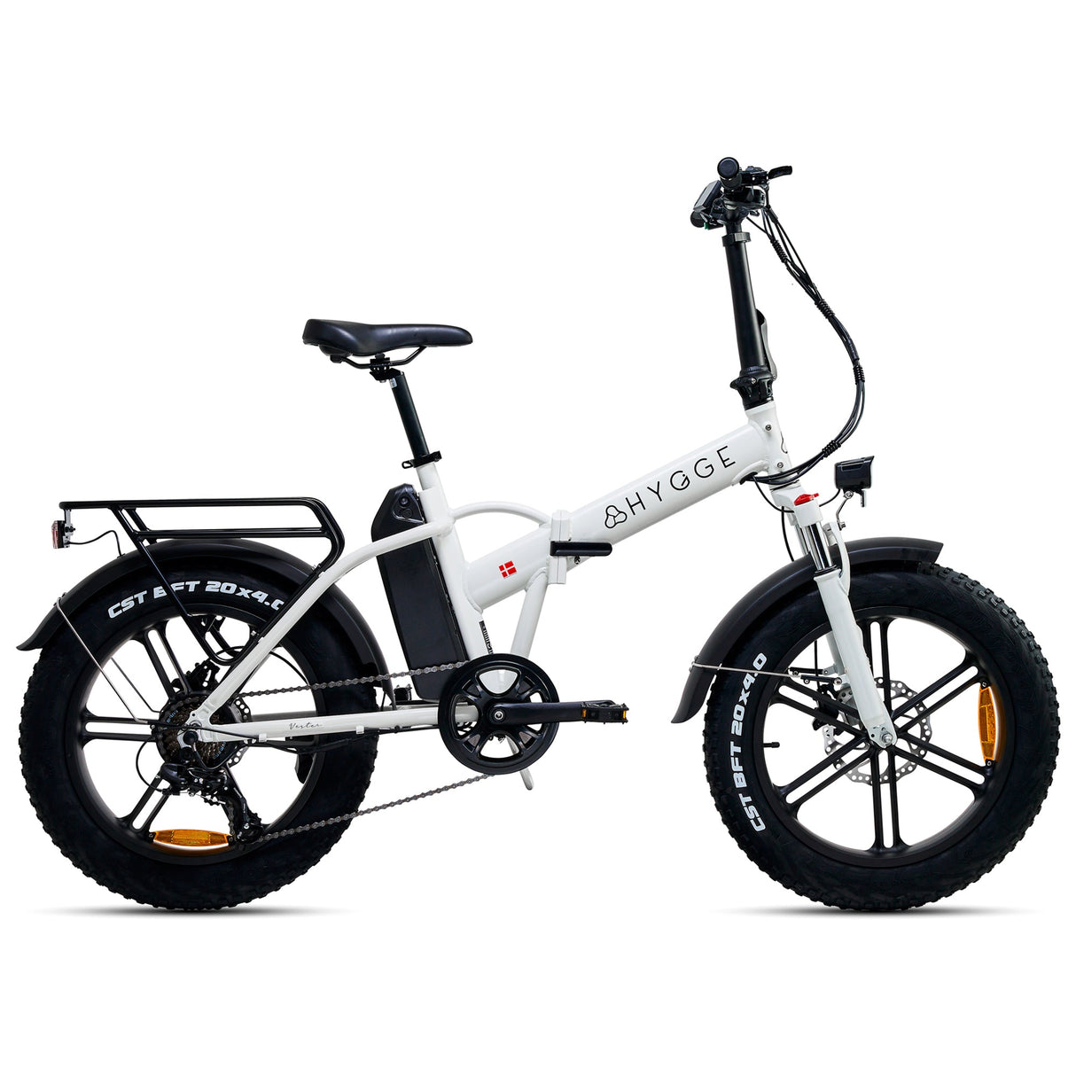 Hygge Vester Folding Electric Bike – 250W Motor | 25 km/h (15.5 mph) Top Speed | Up to 80 km Range