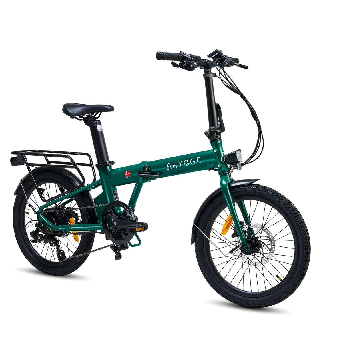 Hygge Virum Lightweight Folding Electric Bike 2025 - 25 km/hr | up to 60 km Range | 250W Power | 10Ah