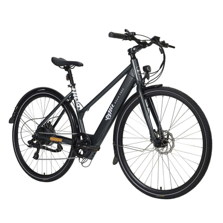 The Evo Step Through Electric Bike - 10.4Ah / 374Wh, Grey - Sable and Grace LTD.