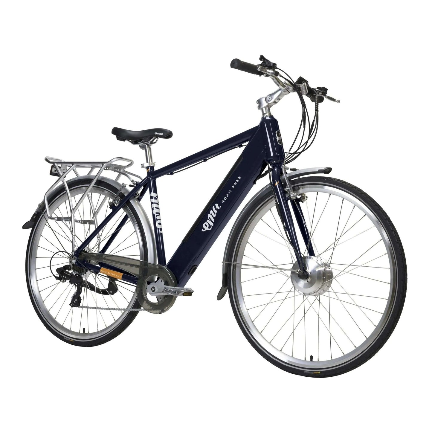 Emu Roam Crossbar Electric Bike - 14.5Ah / 522Wh, Navy Blue - Sable and Grace LTD.