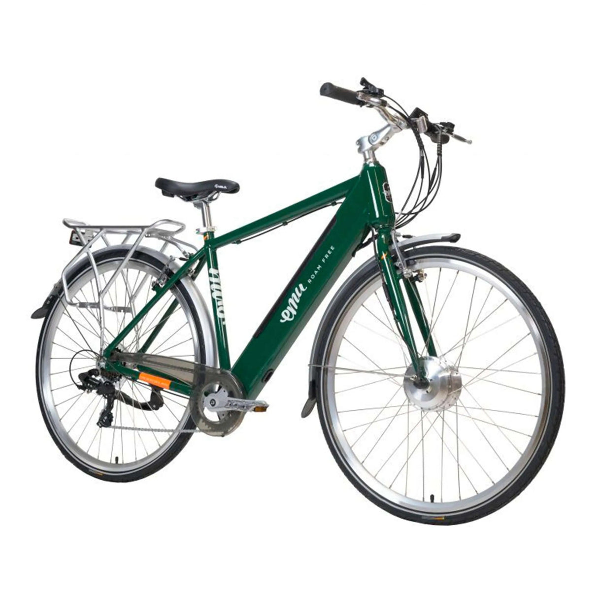 Emu Roam Crossbar Electric Bike - 14.5Ah / 522Wh, Navy Blue - Sable and Grace LTD.