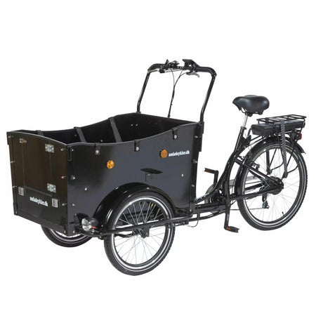 AMCargoBikes Curve Kindergarten Open Cargo Electric Tricycle - Sable and Grace LTD.