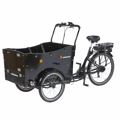 AMCargoBikes Curve Kindergarten Open Cargo Electric Tricycle - Sable and Grace LTD.